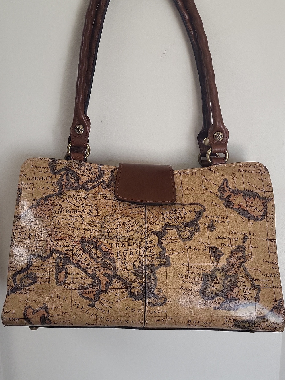 Patricia Nash Euro Map Rienzo Satchel - Picture 14 of 14